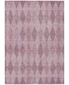 Addison Chantille Machine Washable Acn561 8'x10' Area Rug In Rose