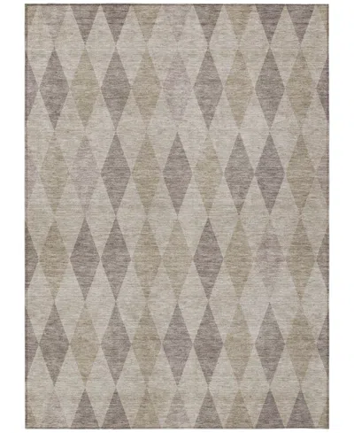 Addison Chantille Machine Washable Acn561 9'x12' Area Rug In Beige