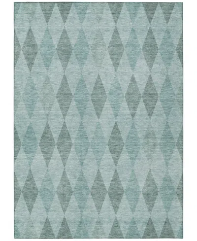 Addison Chantille Machine Washable Acn561 9'x12' Area Rug In Ocean