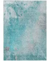 Addison Chantille Machine Washable Acn562 2'6x3'10 Area Rug In Ocean