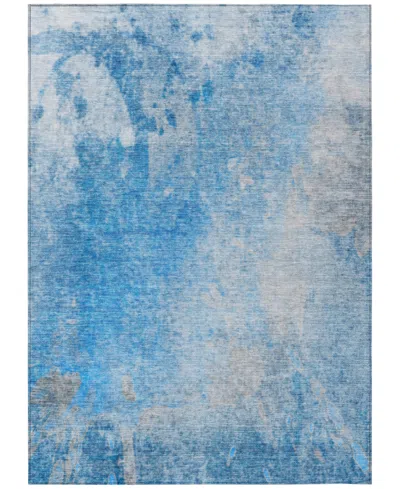 Addison Chantille Machine Washable Acn562 9'x12' Area Rug In Blue