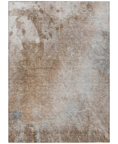 Addison Chantille Machine Washable Acn562 9'x12' Area Rug In Mocha