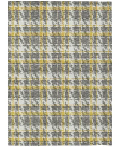 Addison Chantille Machine Washable Acn563 10'x14' Area Rug In Gray