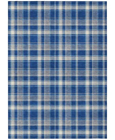 Addison Chantille Machine Washable Acn563 8'x10' Area Rug In Navy