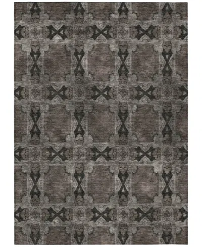 Addison Chantille Machine Washable Acn564 10'x14' Area Rug In Gray