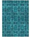 Addison Chantille Machine Washable Acn564 2'6x3'10 Area Rug In Ocean