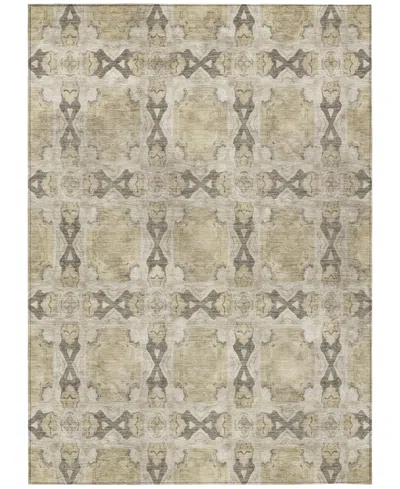 Addison Chantille Machine Washable Acn564 8'x10' Area Rug In Beige