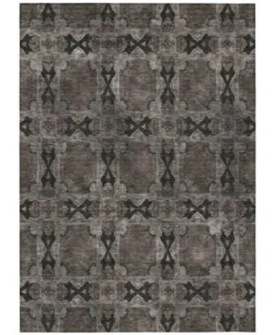 Addison Chantille Machine Washable Acn564 Area Rug Collection In Black