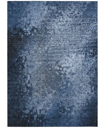 Addison Chantille Machine Washable Acn565 3'x5' Area Rug In Blue