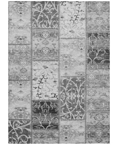 Addison Chantille Machine Washable Acn566 8'x10' Area Rug In Gray