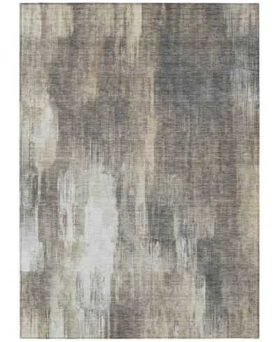 Addison Chantille Machine Washable Acn567 3'x5' Area Rug In Taupe
