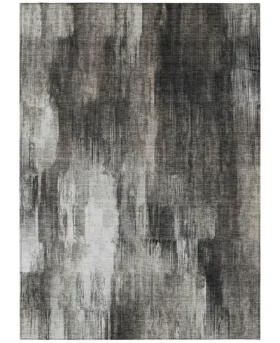 Addison Chantille Machine Washable Acn567 5'x7'6 Area Rug In Gray