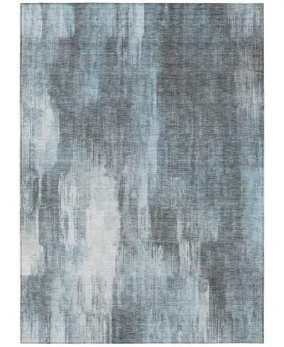 Addison Chantille Machine Washable Acn567 5'x7'6 Area Rug In Ocean