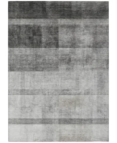 Addison Chantille Machine Washable Acn568 10'x14' Area Rug In Gray