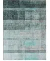 Addison Chantille Machine Washable Acn568 2'6x3'10 Area Rug In Ocean