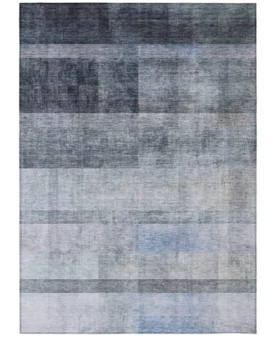 Addison Chantille Machine Washable Acn568 5'x7'6 Area Rug In Navy