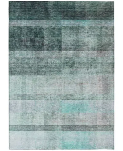 Addison Chantille Machine Washable Acn568 5'x7'6 Area Rug In Ocean