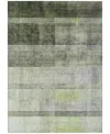 Addison Chantille Machine Washable Acn568 8'x10' Area Rug In Olive