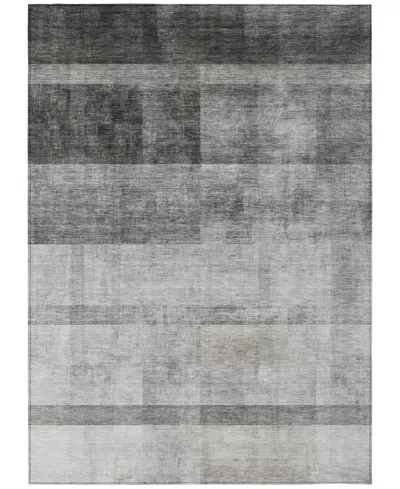 Addison Chantille Machine Washable Acn568 9'x12' Area Rug In Gray