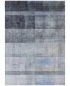 Addison Chantille Machine Washable Acn568 9'x12' Area Rug In Navy