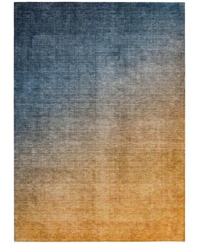 Addison Chantille Machine Washable Acn569 5'x7'6 Area Rug In Navy