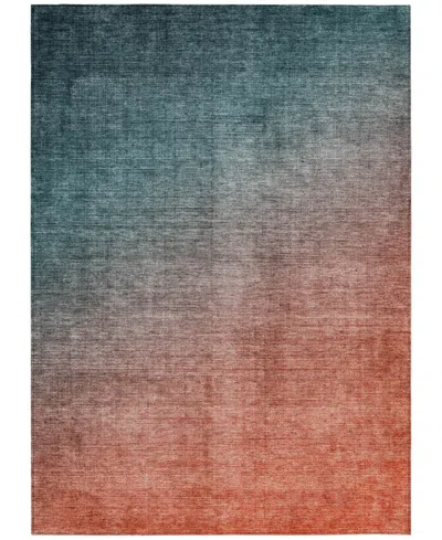 Addison Chantille Machine Washable Acn569 9'x12' Area Rug In Ocean