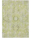 Addison Chantille Machine Washable Acn570 10'x14' Area Rug In Lime