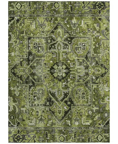 Addison Chantille Machine Washable Acn570 10'x14' Area Rug In Olive