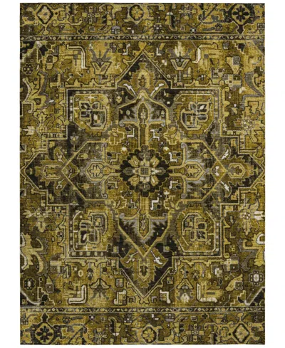 Addison Chantille Machine Washable Acn570 2'6x3'10 Area Rug In Brown