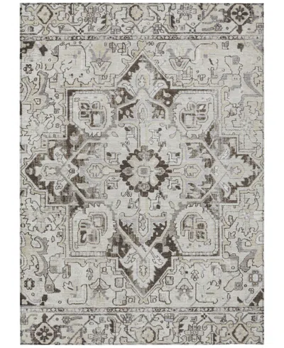 Addison Chantille Machine Washable Acn570 8'x10' Area Rug In Ivory