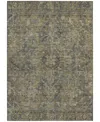 Addison Chantille Machine Washable Acn571 5'x7'6 Area Rug In Chocolate