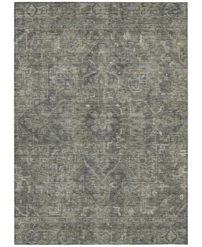 Addison Chantille Machine Washable Acn571 9'x12' Area Rug In Mocha