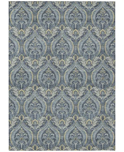 Addison Chantille Machine Washable Acn572 10'x14' Area Rug In Gray