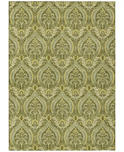 Addison Chantille Machine Washable Acn572 10'x14' Area Rug In Green