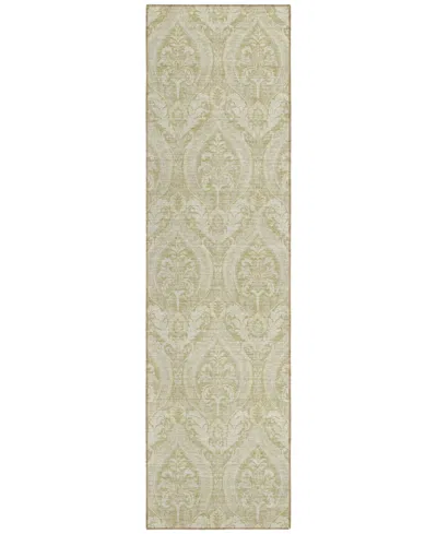 Addison Chantille Machine Washable Acn572 2'3x7'6 Runner Area Rug In Beige