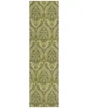 Addison Chantille Machine Washable Acn572 2'3x7'6 Runner Area Rug In Green