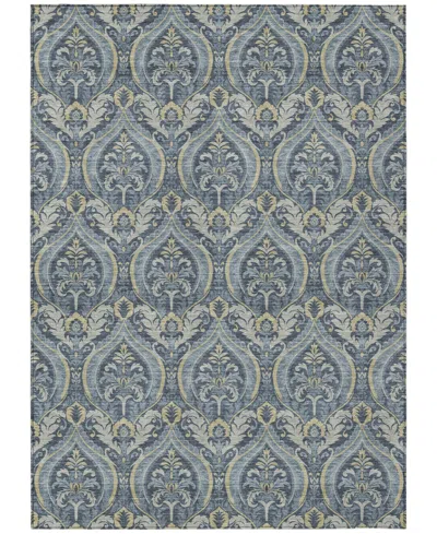 Addison Chantille Machine Washable Acn572 5'x7'6 Area Rug In Blue