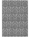 Addison Chantille Machine Washable Acn572 8'x10' Area Rug In Gray