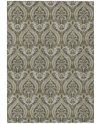 Addison Chantille Machine Washable Acn572 8'x10' Area Rug In Taupe