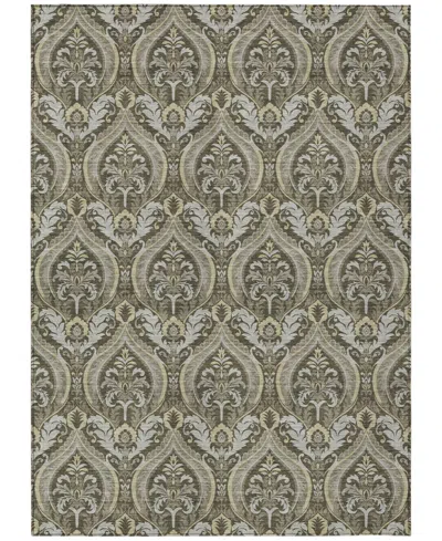 Addison Chantille Machine Washable Acn572 8'x10' Area Rug In Gray