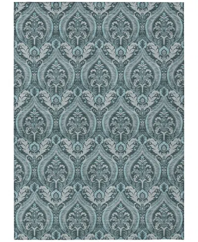Addison Chantille Machine Washable Acn572 9'x12' Area Rug In Ocean