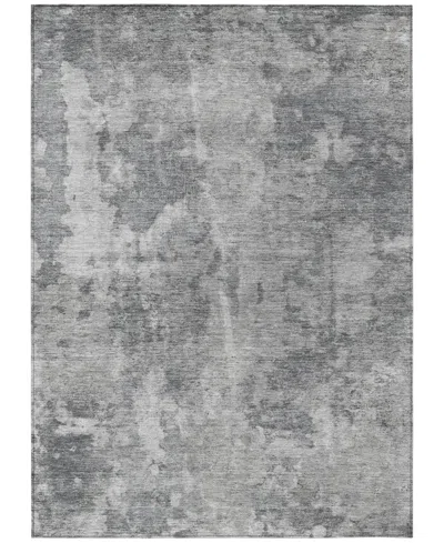Addison Chantille Machine Washable Acn573 10'x14' Area Rug In Gray