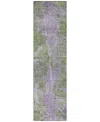 Addison Chantille Machine Washable Acn573 2'3x7'6 Runner Area Rug In Green