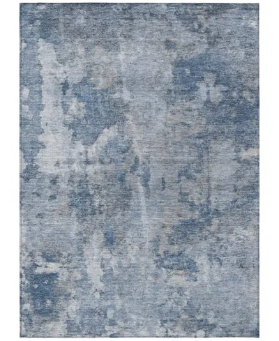 Addison Chantille Machine Washable Acn573 2'6x3'10 Area Rug In Blue