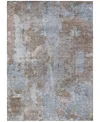 Addison Chantille Machine Washable Acn573 2'6x3'10 Area Rug In Brown