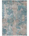 Addison Chantille Machine Washable Acn573 2'6x3'10 Area Rug In Ocean