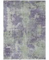 Addison Chantille Machine Washable Acn573 2'6x3'10 Area Rug In Purple