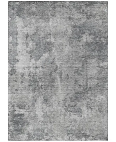 Addison Chantille Machine Washable Acn573 5'x7'6 Area Rug In Gray