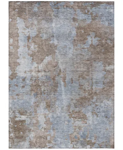 Addison Chantille Machine Washable Acn573 8'x10' Area Rug In Brown