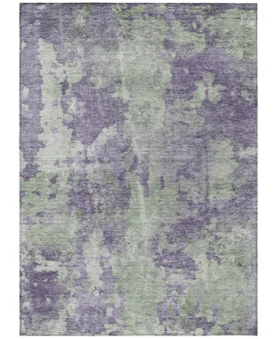 Addison Chantille Machine Washable Acn573 8'x10' Area Rug In Purple